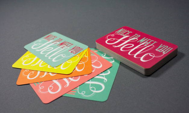 Network Better With Business Cards