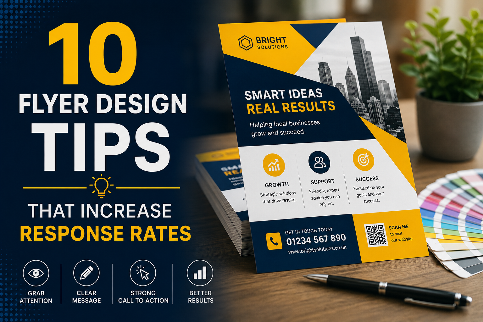Flyer With Reference Design 10 Flyer Design Tips That Increase Response Rates - PrintUK